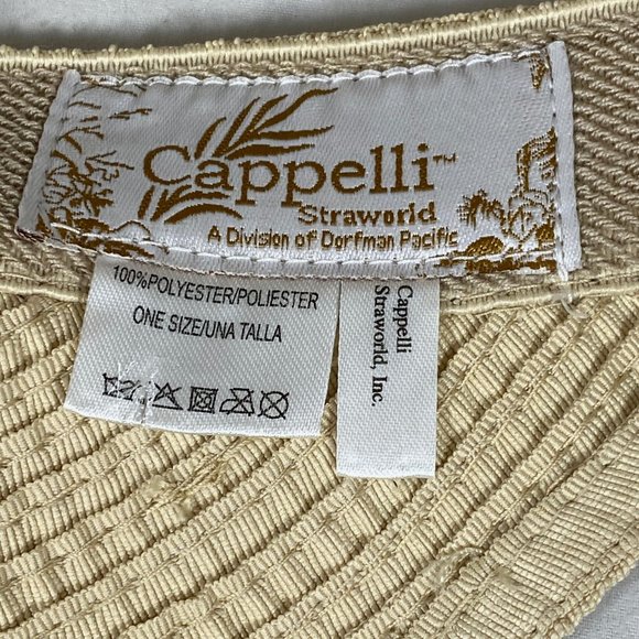 Cappelli Wide-Brim Visor Cream - Picture 8 of 8